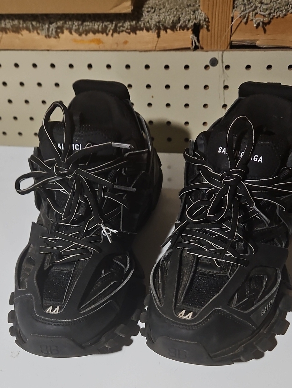Balenciaga Black Men's Track Runner Sneakers These Are Reps Size 10.5